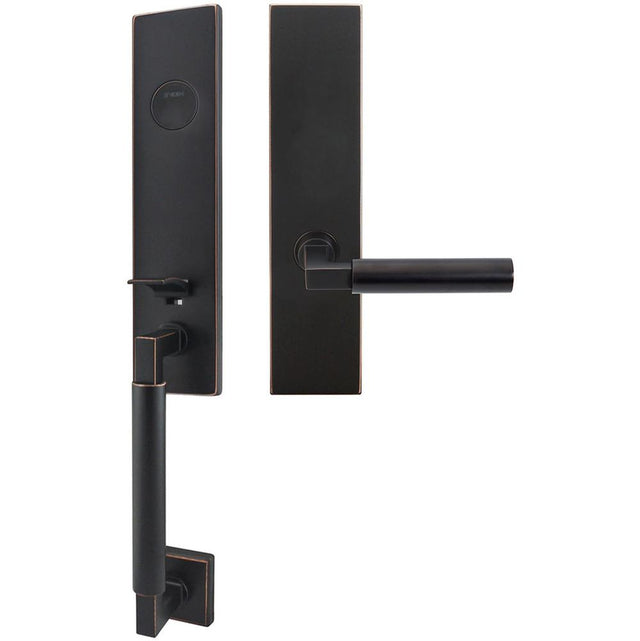 INOX - NY Handleset MT Mortise Aurora Full Dummy 10B LH - Oil Rubbed Bronze