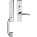 INOX - NY Handleset MT Mortise Phoenix Entry 2-3/4''  32 LH - Polished Stainless Steel