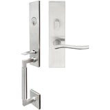 INOX - NY Handleset MT Mortise Waterfall Entry 2-1/2''  32D RHR - Satin Stainless Steel