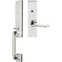INOX - NY Handleset MT Mortise Waterfall Entry 2-3/4''  32 RH - Polished Stainless Steel