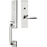 INOX - NY Handleset MT Mortise Stratus Entry 2-1/2''  32 RH - Polished Stainless Steel