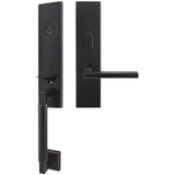 INOX - NY Handleset MT Mortise Sunrise Entry 2-1/2''  10B LHR - Oil Rubbed Bronze
