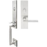 INOX - NY Handleset MT Mortise Sunrise Entry 2-3/4''  32D RH - Satin Stainless Steel