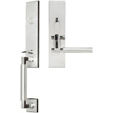 INOX - NY Handleset MT Mortise Sequoia Entry 2-3/4''  32 LHR - Polished Stainless Steel