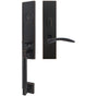 INOX - NY Handleset MT Mortise Crest Entry 2-1/2''  10B LH - Oil Rubbed Bronze
