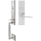 INOX - NY Handleset MT Mortise Crest Entry 2-1/2''  32D RHR - Satin Stainless Steel