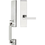 INOX - NY Handleset MT Mortise Tokyo Full Dummy 32 LH - Polished Stainless Steel