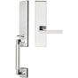 INOX - NY Handleset MT Mortise Tokyo Full Dummy 32 RH - Polished Stainless Steel