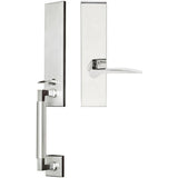 INOX - NY Handleset MT Mortise Toronto Full Dummy 32 RH - Polished Stainless Steel