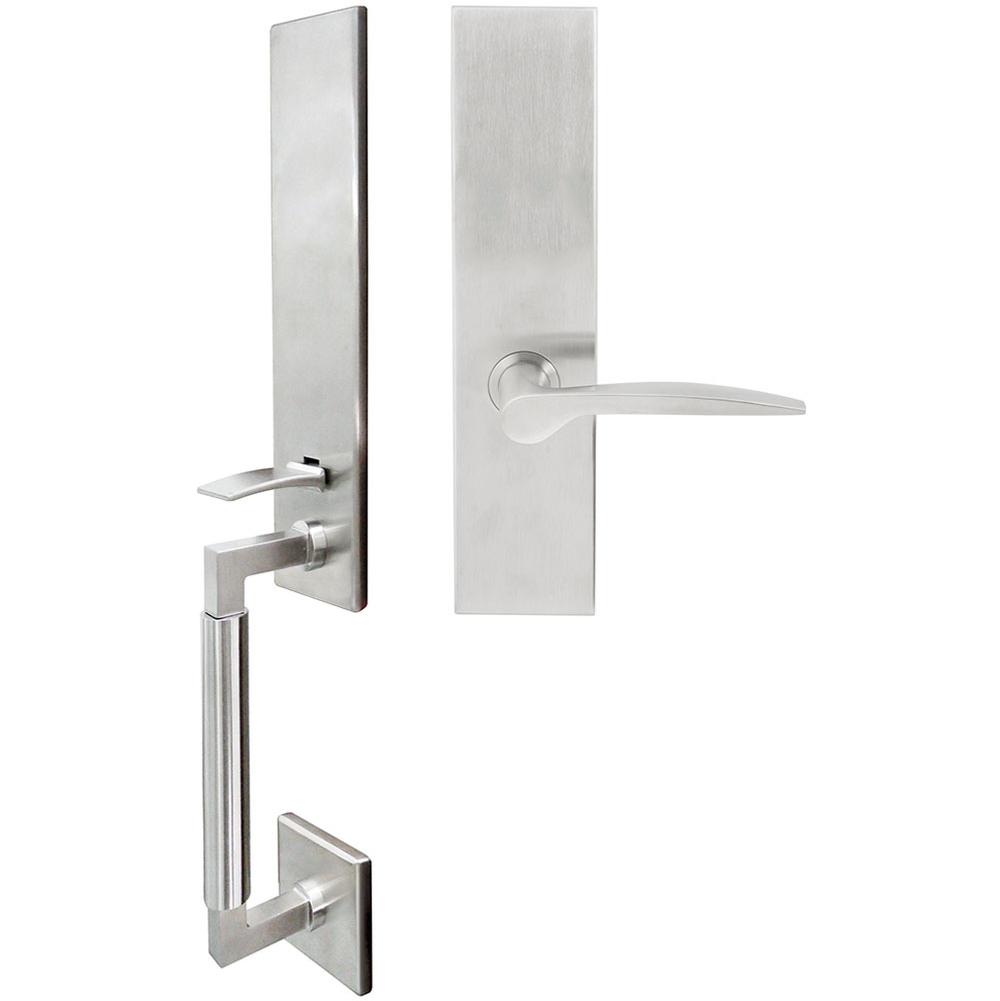 INOX - NY Handleset MT Mortise Toronto Full Dummy 32D RH - Satin Stainless Steel