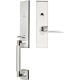 INOX - NY Handleset MT Mortise Toronto Entry 2-1/2''  32 LHR - Polished Stainless Steel