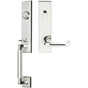 INOX - NY Handleset Tubular Munich Entry 2-3/4''  32 LH - Polished Stainless Steel