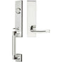 INOX - NY Handleset Tubular Oslo Full Dummy 32 RH - Polished Stainless Steel