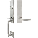 INOX - NY Handleset Tubular Oslo Full Dummy 32D RH - Satin Stainless Steel