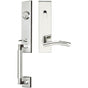 INOX - NY Handleset Tubular Brussels Entry 2-3/4''  32 RH - Polished Stainless Steel