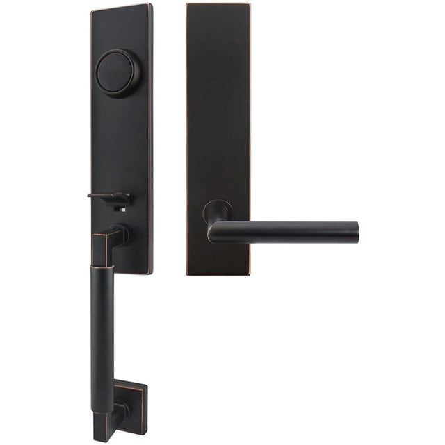 INOX - NY Handleset Tubular Frankfurt Full Dummy 10B LH - Oil Rubbed Bronze