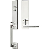 INOX - NY Handleset Tubular Copenhagen Full Dummy 32 RH - Polished Stainless Steel