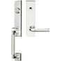 INOX - NY Handleset Tubular Vienna Entry 2-3/8''  32 LHR - Satin Stainless Steel