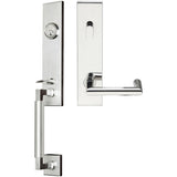 INOX - NY Handleset Tubular Stuttgart Entry 2-3/4''  32 LHR - Polished Stainless Steel