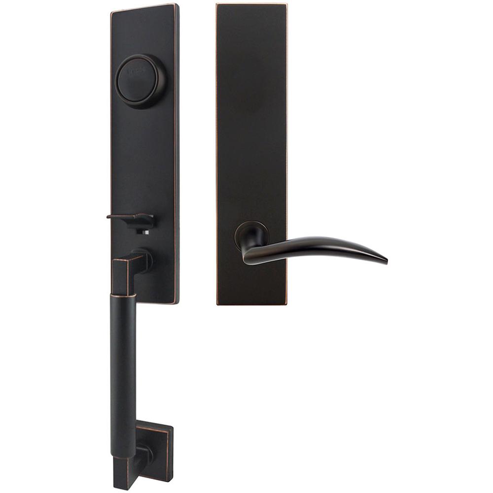 INOX - NY Handleset Tubular Air-stream Full Dummy 10B RH - Oil Rubbed Bronze