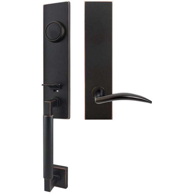 INOX - NY Handleset Tubular Air-stream Full Dummy 10B LH - Oil Rubbed Bronze