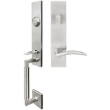INOX - NY Handleset Tubular Air-stream Entry 2-3/8''  32D LHR - Satin Stainless Steel