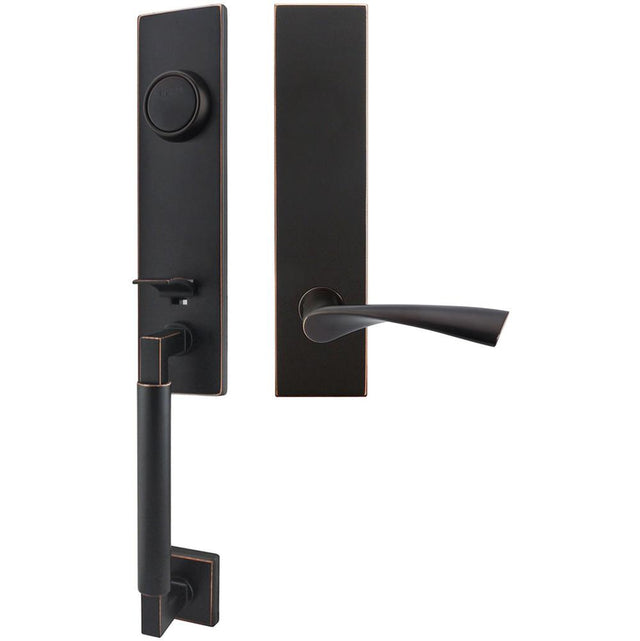 INOX - NY Handleset Tubular Breeze Full Dummy 10B LH - Oil Rubbed Bronze