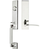 INOX - NY Handleset Tubular Horizon Full Dummy 32 RH - Polished Stainless Steel