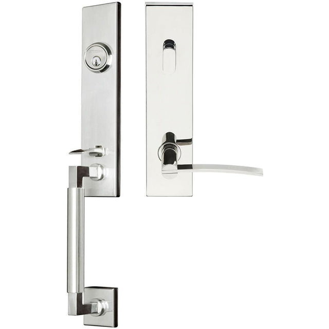 INOX - NY Handleset Tubular Horizon Entry 2-3/8''  32 RH - Polished Stainless Steel