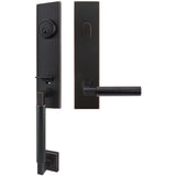 INOX - NY Handleset Tubular Aurora Entry 2-3/4''  10B RH - Oil Rubbed Bronze