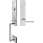 INOX - NY Handleset Tubular Phoenix Full Dummy 32D LH - Satin Stainless Steel
