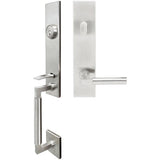 INOX - NY Handleset Tubular Aurora Entry 2-3/4''  32D LHR - Satin Stainless Steel