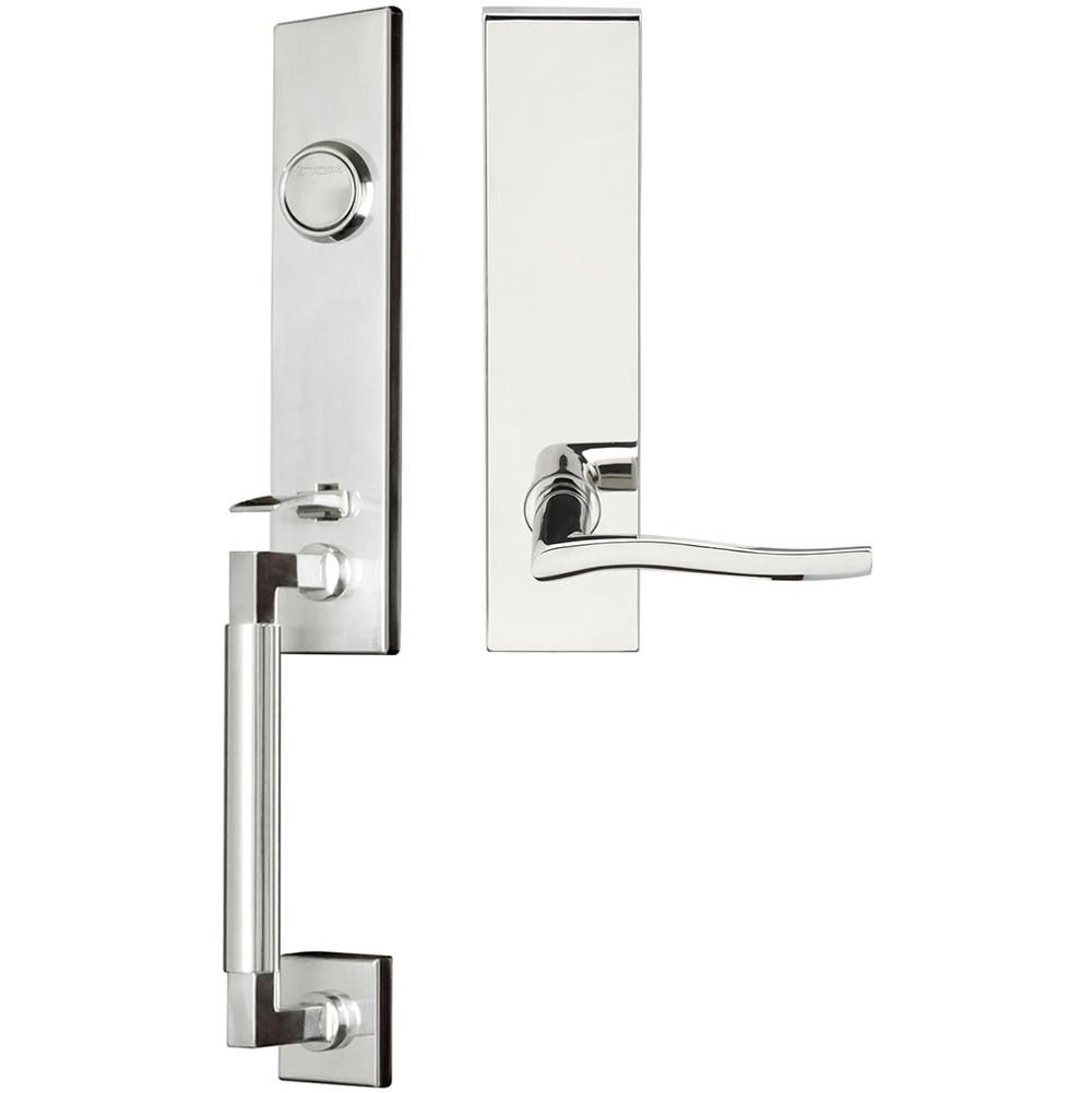 INOX - NY Handleset Tubular Waterfall Full Dummy 32 RH - Polished Stainless Steel