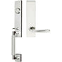 INOX - NY Handleset Tubular Summer Full Dummy 32 RH - Polished Stainless Steel