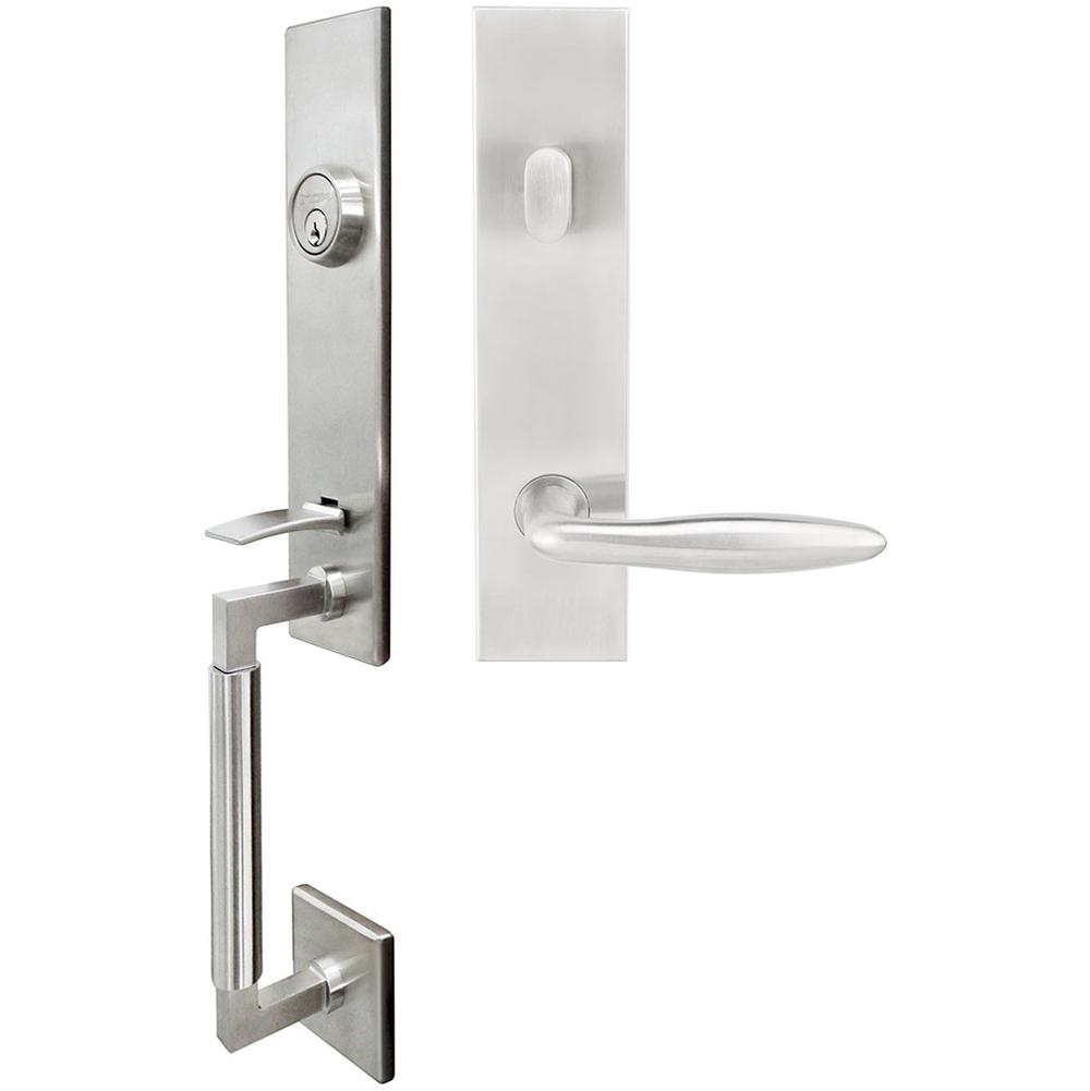 INOX - NY Handleset Tubular Summer Entry 2-3/8''  32D RH - Satin Stainless Steel