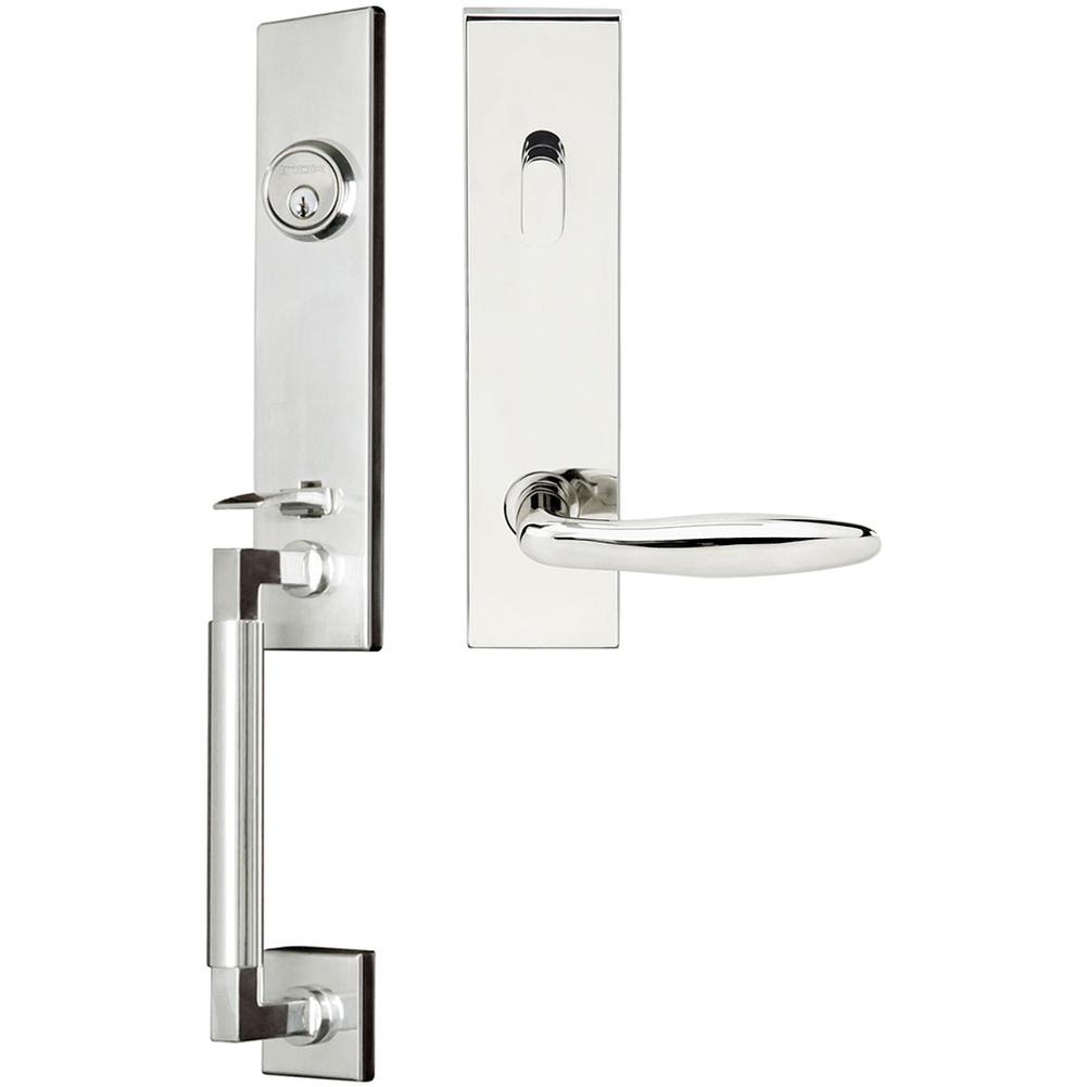 INOX - NY Handleset Tubular Summer Entry 2-3/8''  32 RH - Polished Stainless Steel