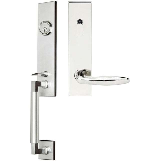 INOX - NY Handleset Tubular Summer Entry 2-3/8''  32 RH - Polished Stainless Steel
