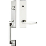 INOX - NY Handleset Tubular Summer Entry 2-3/4''  32 LHR - Polished Stainless Steel