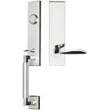 INOX - NY Handleset Tubular Stratus Full Dummy 32 LH - Polished Stainless Steel