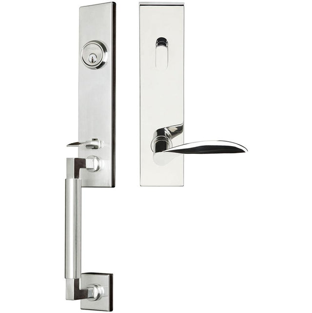 INOX - NY Handleset Tubular Stratus Entry 2-3/4''  32 LH - Polished Stainless Steel