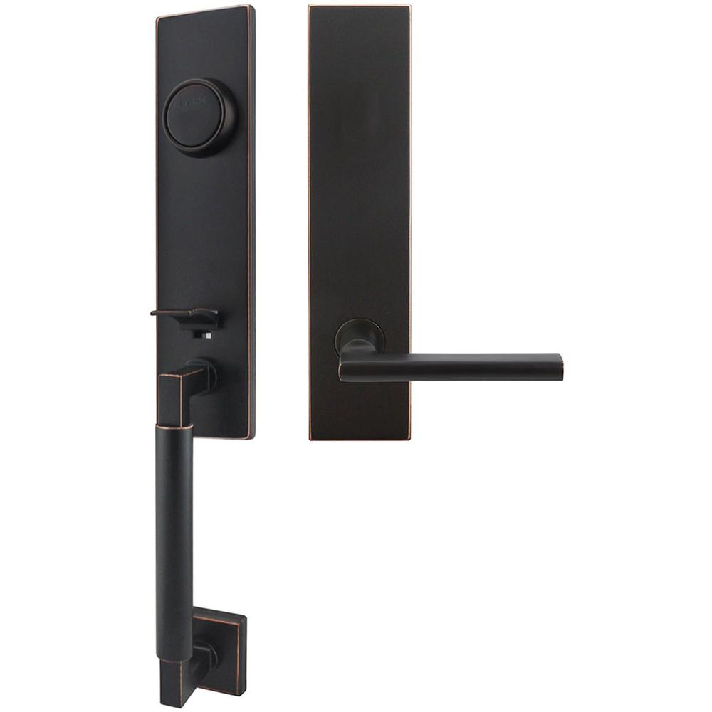 INOX - NY Handleset Tubular Sunrise Full Dummy 10B RH - Oil Rubbed Bronze
