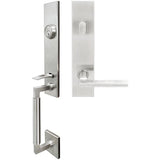 INOX - NY Handleset Tubular Sunrise Entry 2-3/4''  32D LHR - Satin Stainless Steel