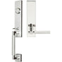 INOX - NY Handleset Tubular Sequoia Full Dummy 32 RH - Polished Stainless Steel