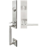 INOX - NY Handleset Tubular Sequoia Entry 2-3/4''  32D LH - Satin Stainless Steel