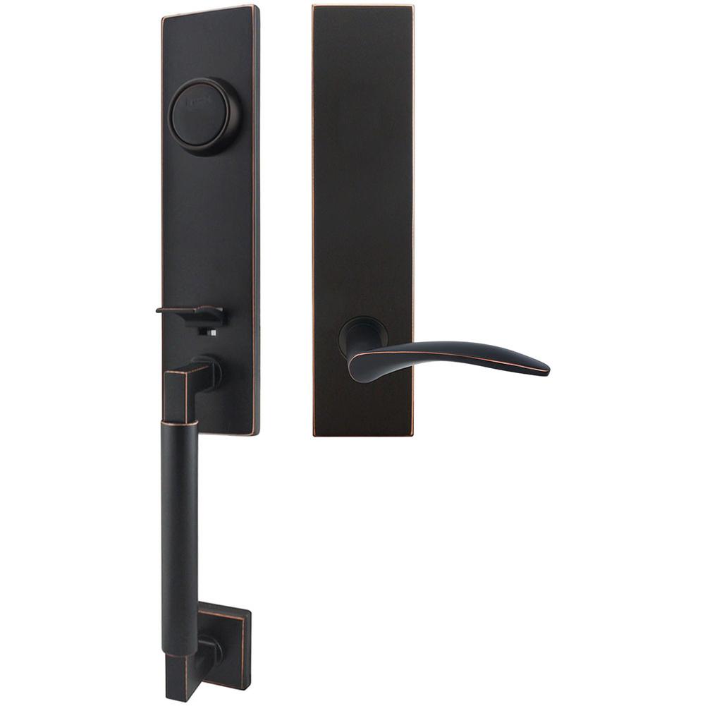 INOX - NY Handleset Tubular Crest Full Dummy 10B RH - Oil Rubbed Bronze