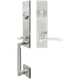 INOX - NY Handleset Tubular Crest Full Dummy 32D RH - Satin Stainless Steel