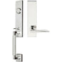 INOX - NY Handleset Tubular Ecco Full Dummy 32 RH - Polished Stainless Steel