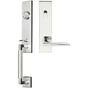 INOX - NY Handleset Tubular Ecco Entry 2-3/4''  32 RH - Polished Stainless Steel
