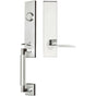 INOX - NY Handleset Tubular Toronto Full Dummy 32 RH - Polished Stainless Steel