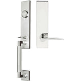 INOX - NY Handleset Tubular Toronto Full Dummy 32 LH - Polished Stainless Steel
